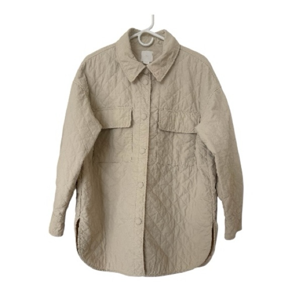 H&M Beige Quilted Jacket - Picture 2 of 8